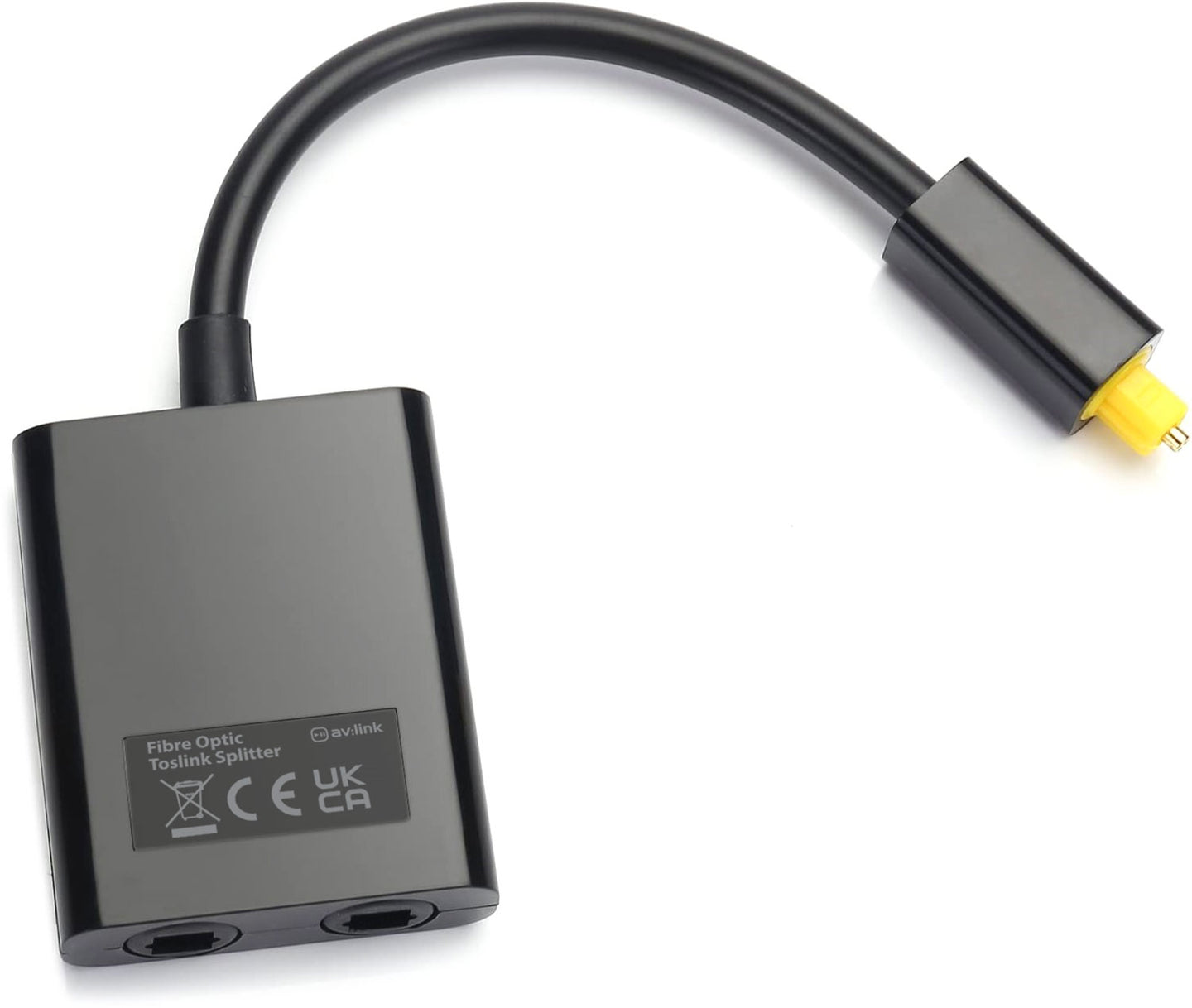 AV:Link Fibre Optic Toslink Splitter 1x2