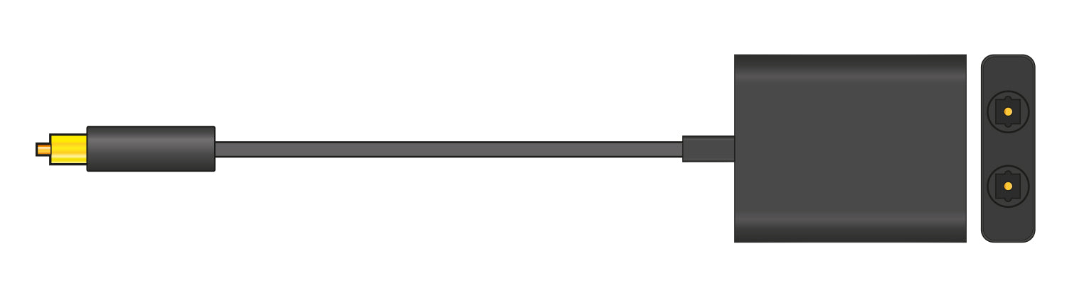AV:Link Fibre Optic Toslink Splitter 1x2 - view 2