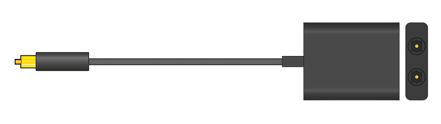 AV:Link Fibre Optic Toslink Splitter 1x2 - view 2