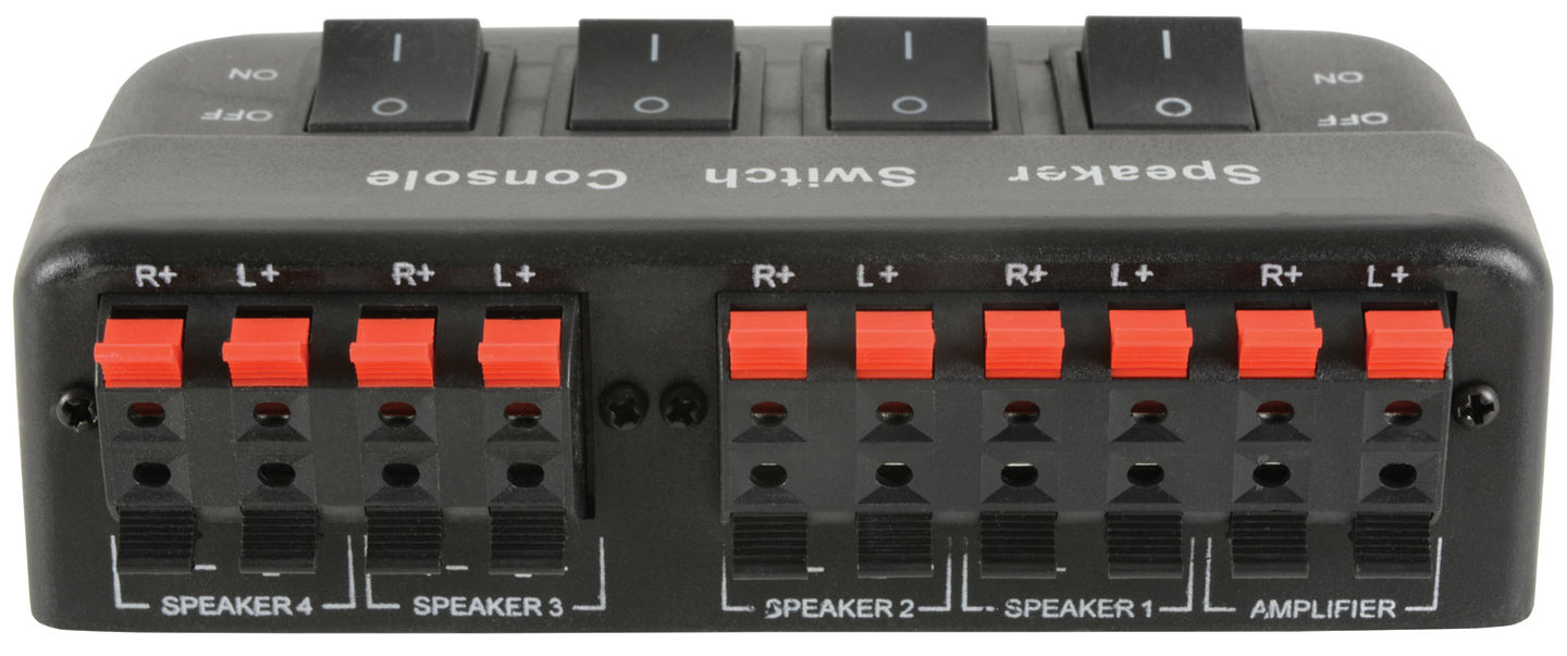 AV:Link 4-Way Loudspeaker Selector - black version - view 3