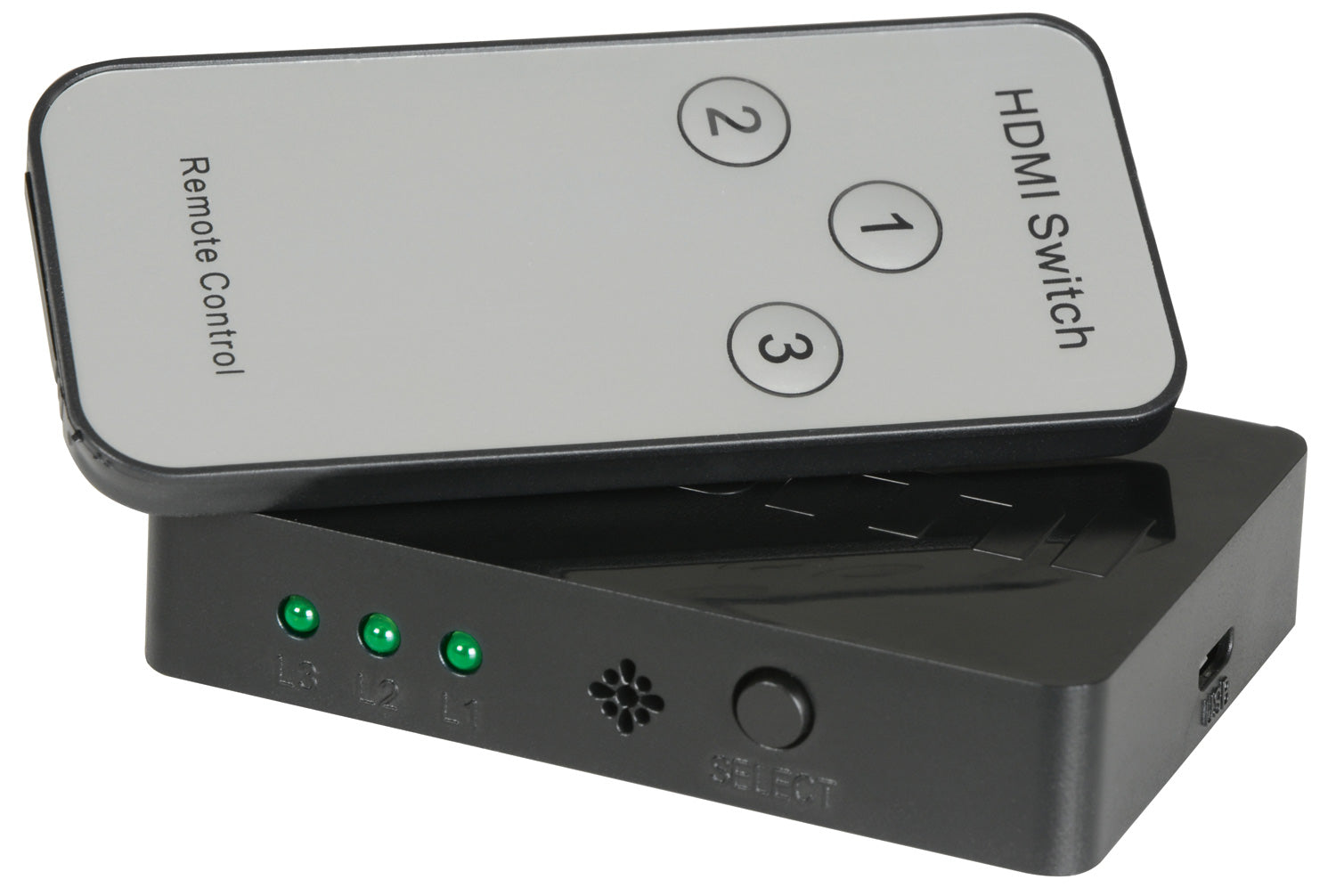 AV:Link Mini HDMI Switch 3x1 w/IR