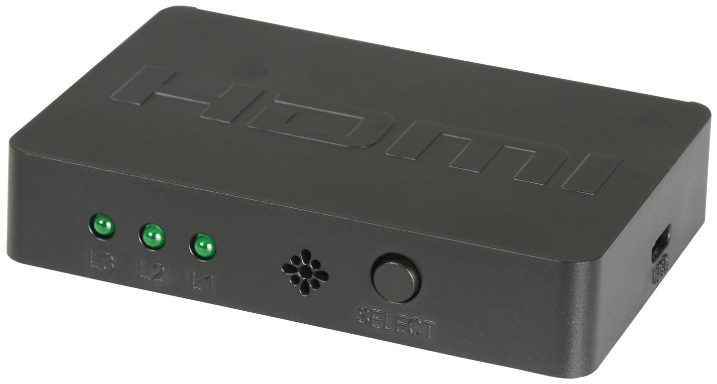 AV:Link Mini HDMI Switch 3x1 w/IR - view 3