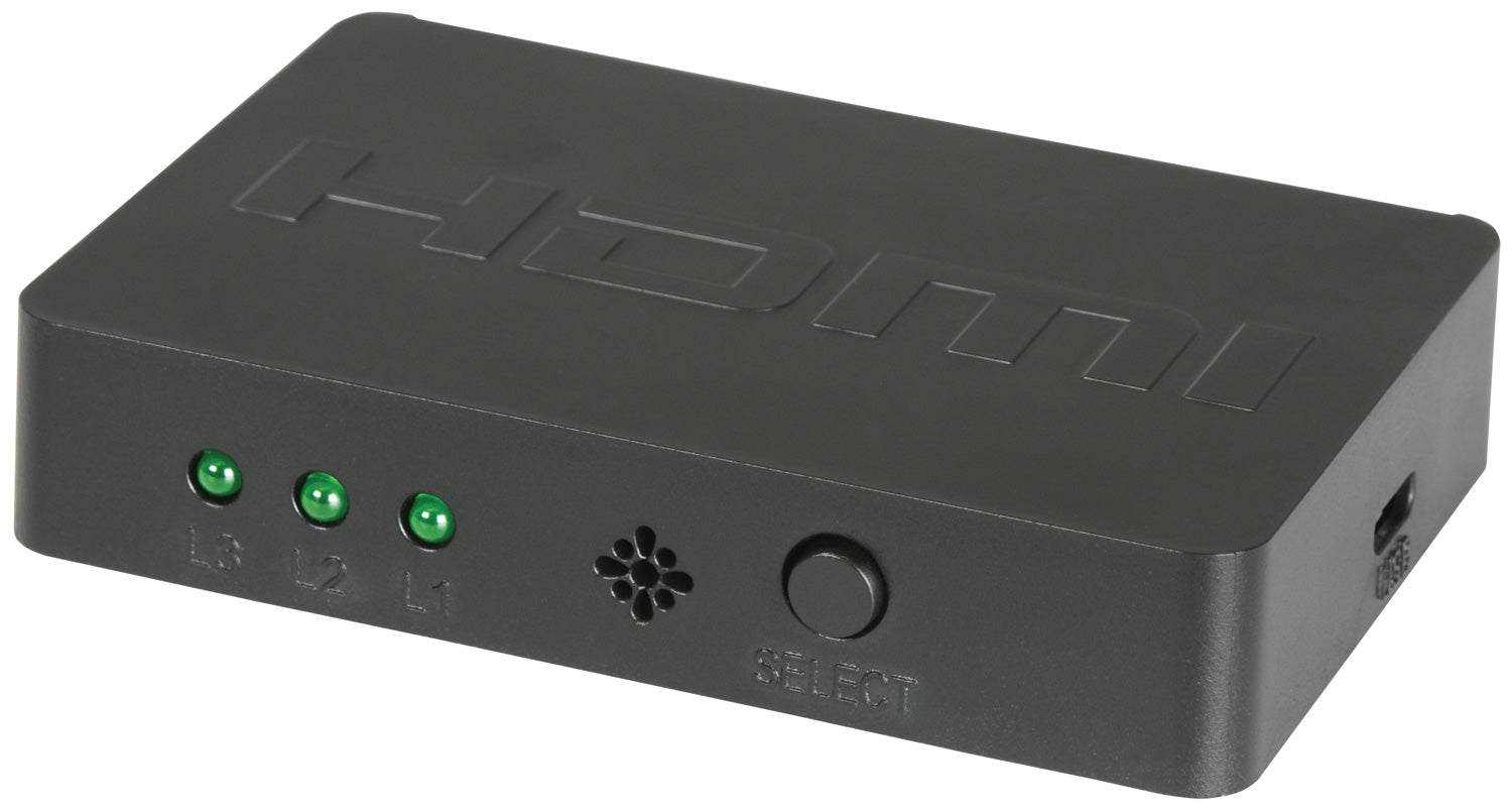 AV:Link Mini HDMI Switch 3x1 w/IR - view 3
