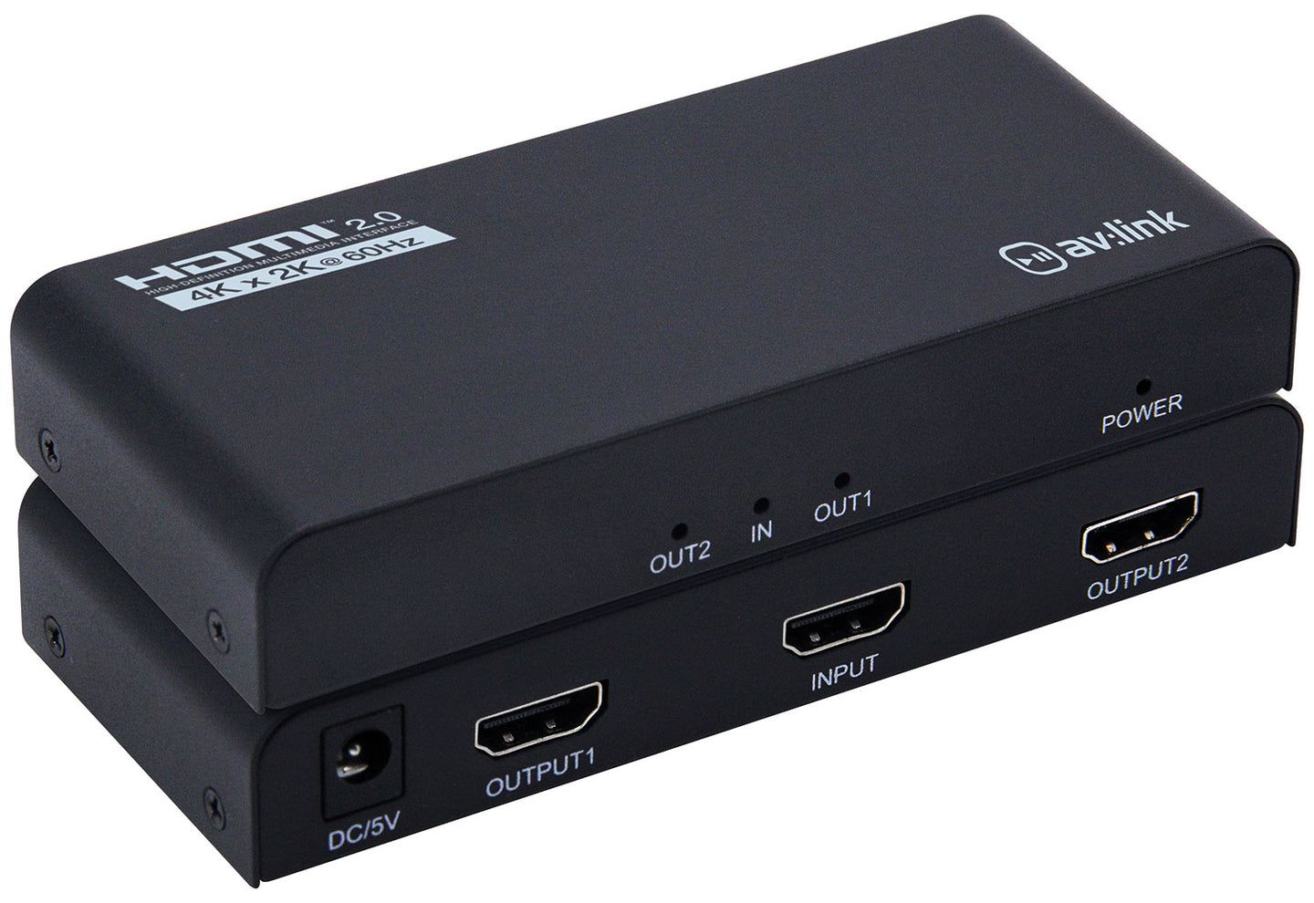 AV:Link HDMI 4K Splitter 1x2 - view 3