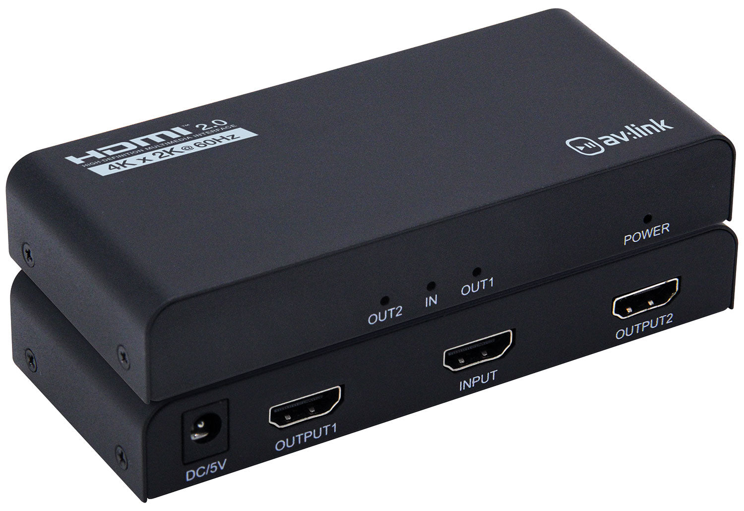 AV:Link HDMI 4K Splitter 1x2 - view 3