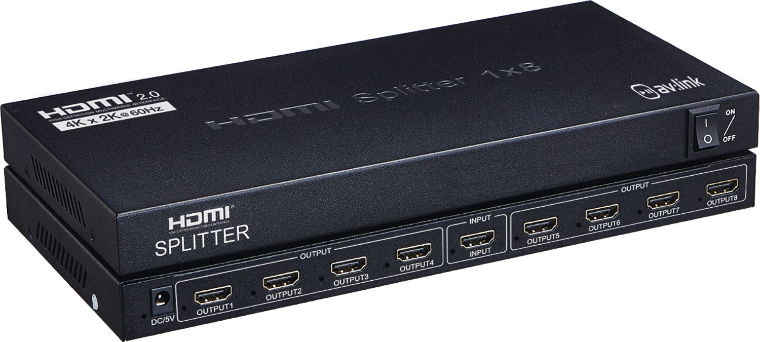 AV:Link HDMI 4K Splitter 1x8 - view 2