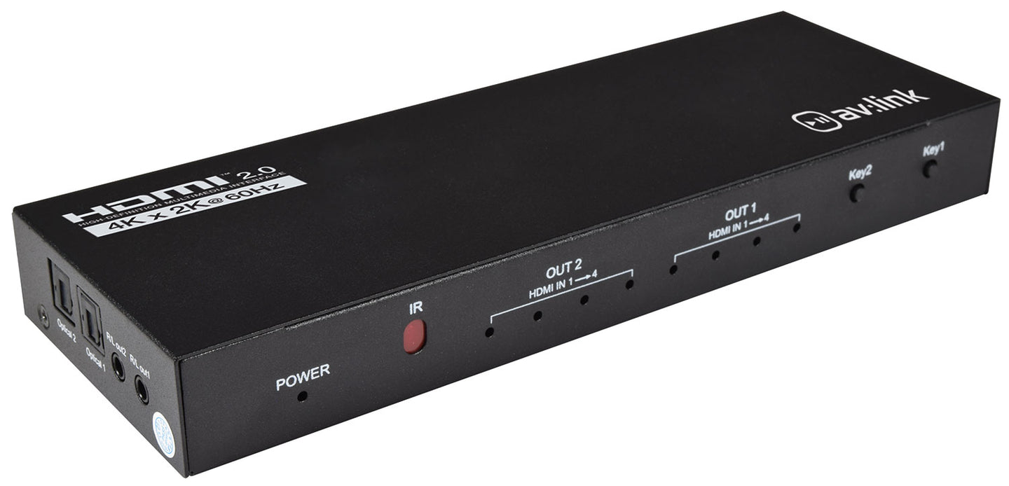 AV:Link 4K HDMI Matrix 4x2