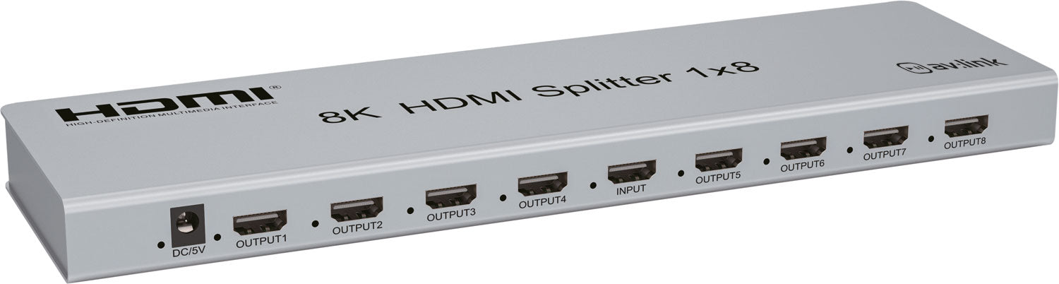 AV:Link 8K HDMI Splitter 1x8