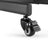AV:Link Compact Height Adjustable TV Trolley with Shelf - view 5
