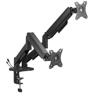 AV:Link Full Motion Dual Gas Spring Desktop Monitor Arm with USB Hub