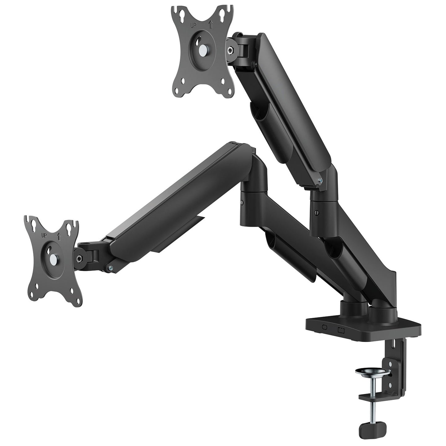 AV:Link Full Motion Dual Gas Spring Desktop Monitor Arm with USB Hub - view 4
