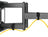 AV:Link Heavy Duty Full Motion TV Wall Bracket 37" to 80" - view 5