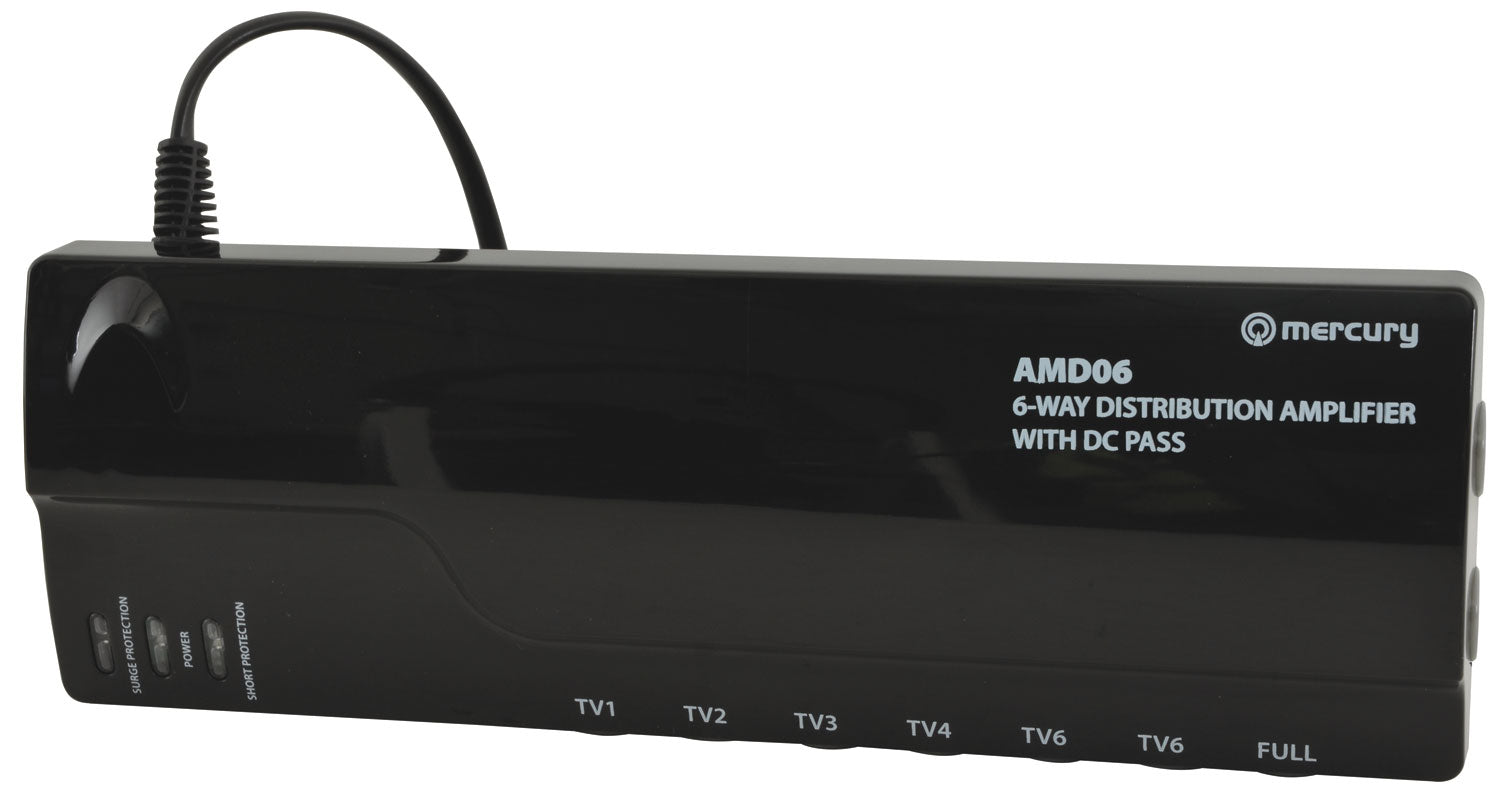Mercury 6 Way VHF/UHF Distribution Amplifier