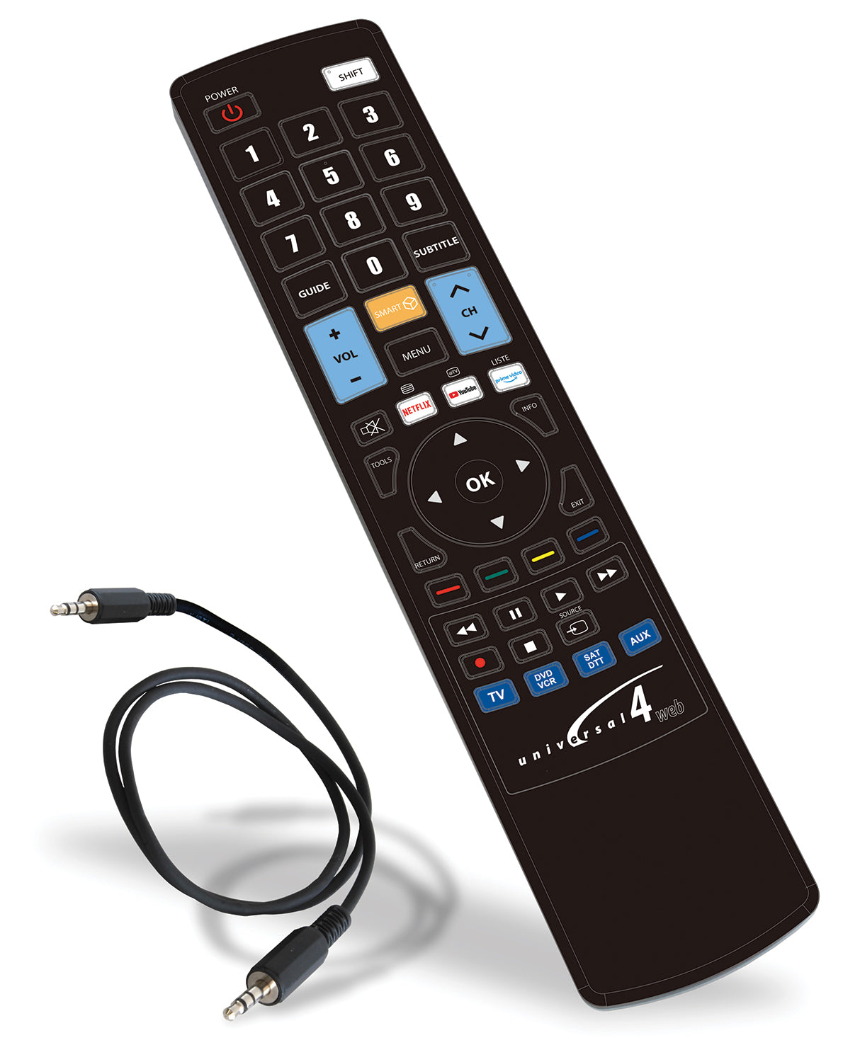 Unbranded Universal 4 Device Remote Control (Web) - view 2