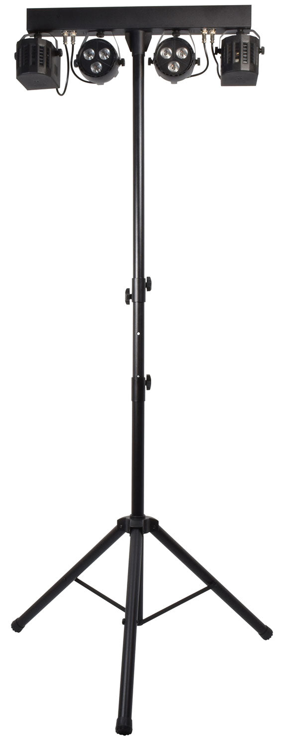 QTX Rechargeable LED Derby PAR Bar with Tripod - view 5