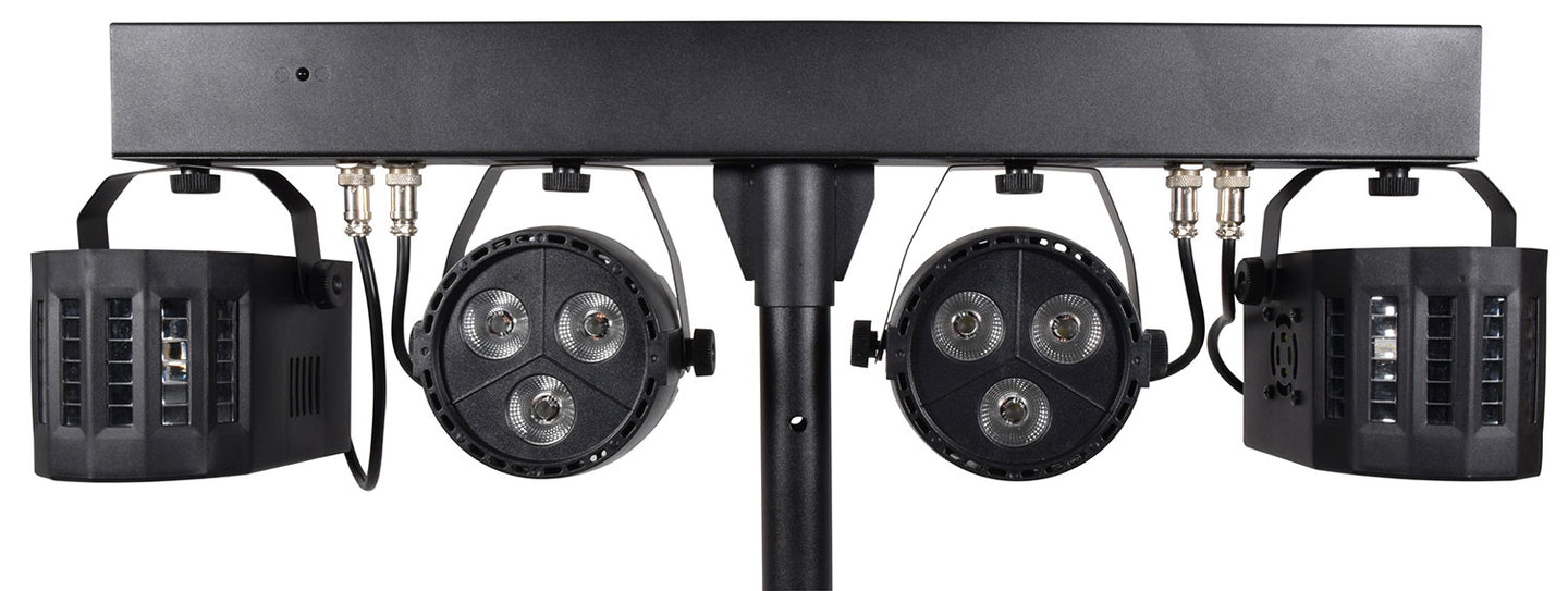 QTX Rechargeable LED Derby PAR Bar with Tripod - view 4