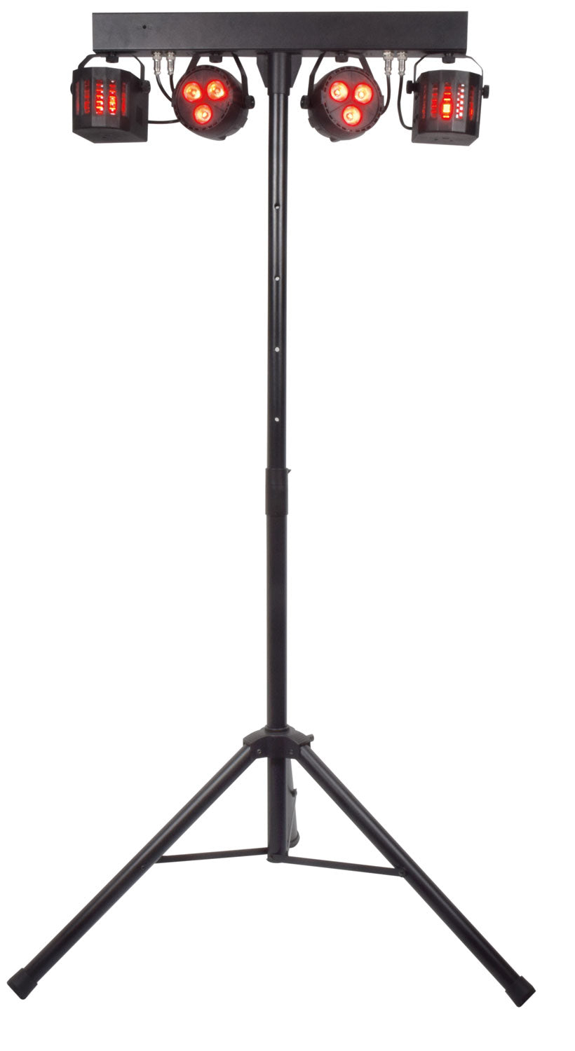 QTX Rechargeable LED Derby PAR Bar with Tripod - view 11