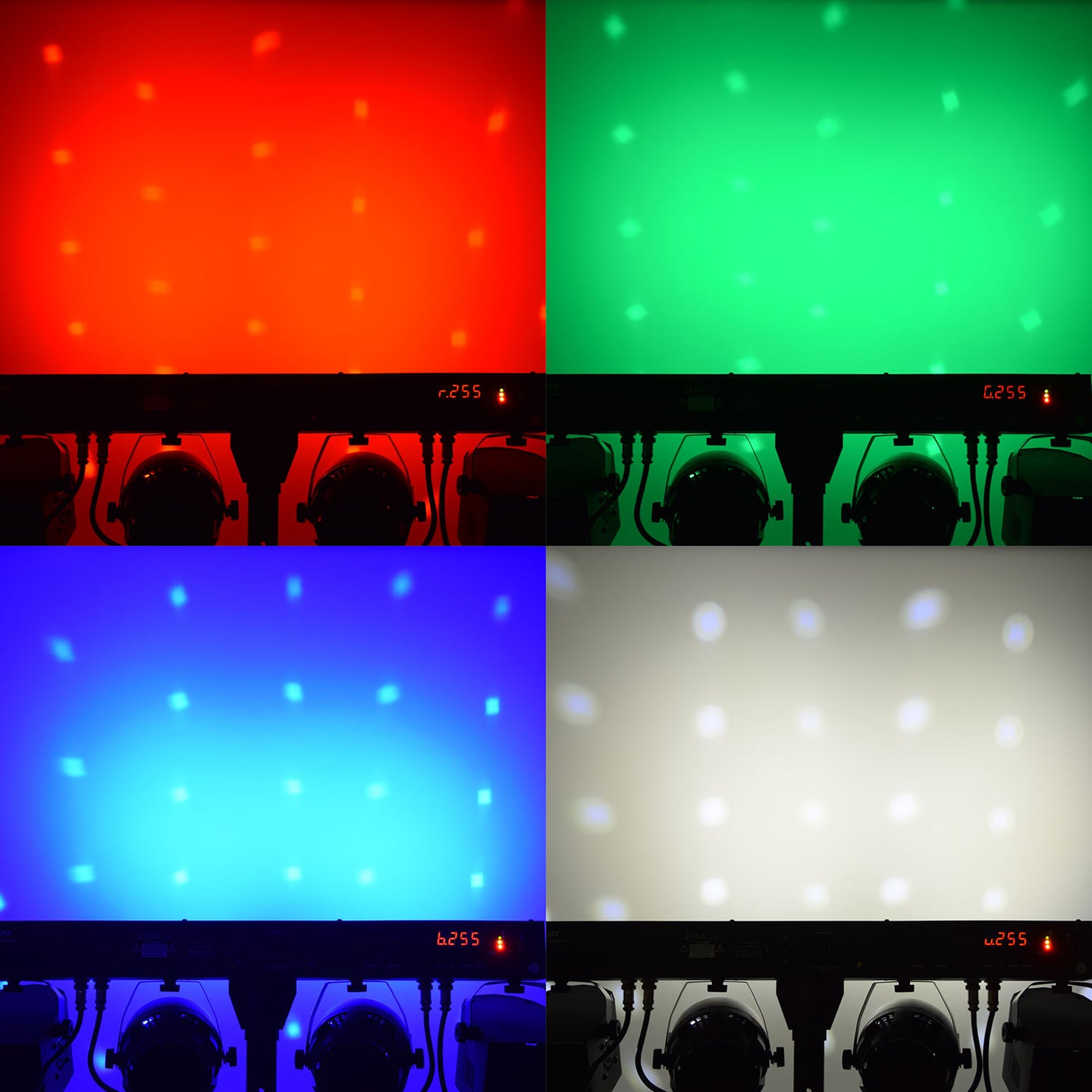 QTX Rechargeable LED Derby PAR Bar with Tripod - view 7
