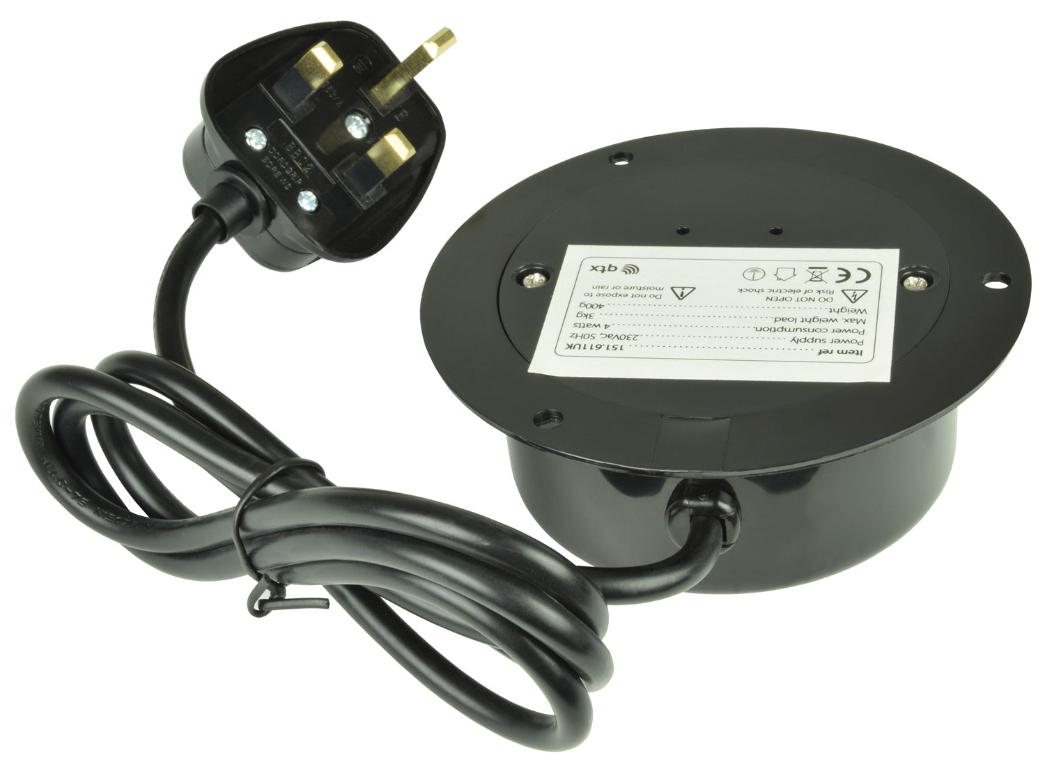 QTX (UK version) Mirror ball motor, low noise, plastic case - view 3