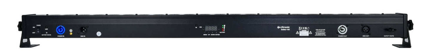 Citronic 24 x 4W RGBW LED Battery Wall Bar - view 5
