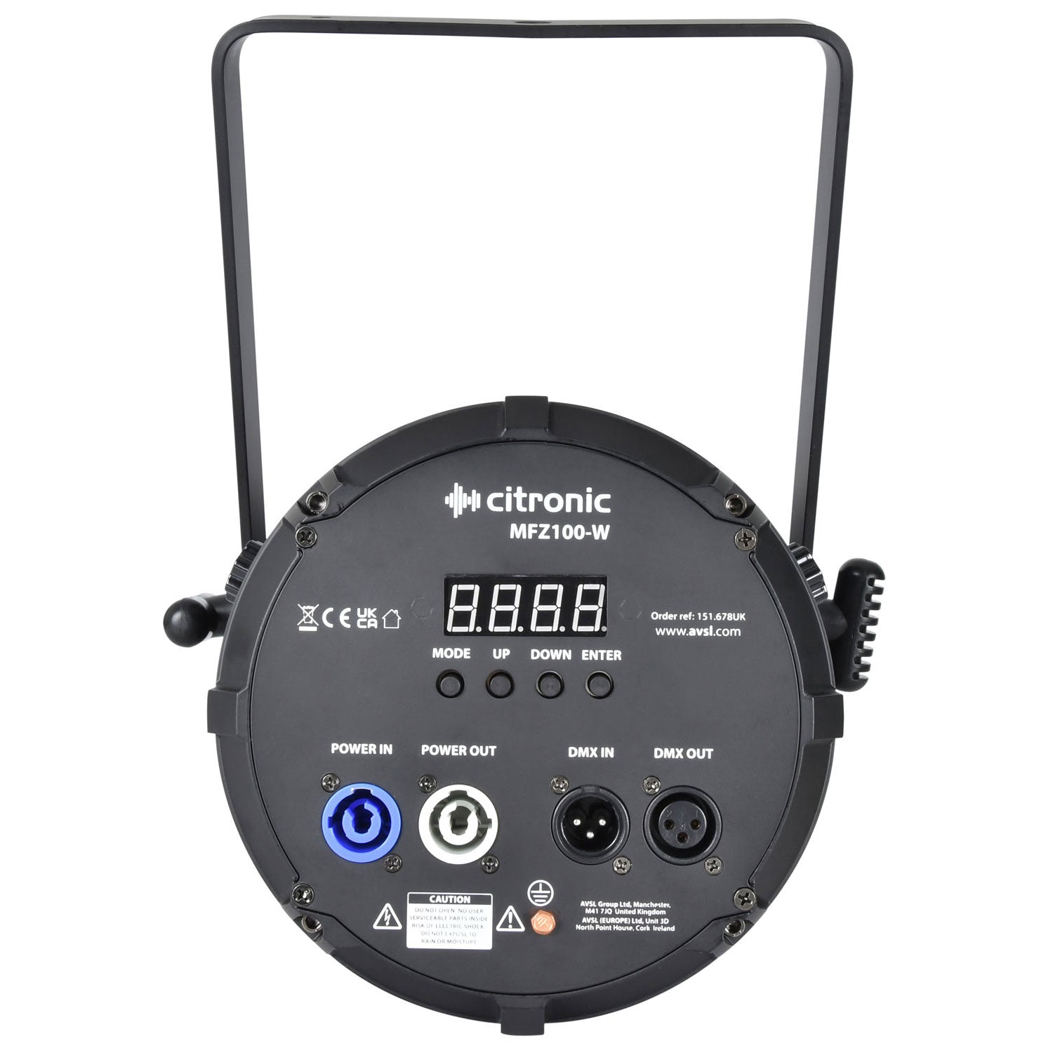 Citronic 100W Mini Fresnel Zoom CW/WW LED Stage Light - view 8