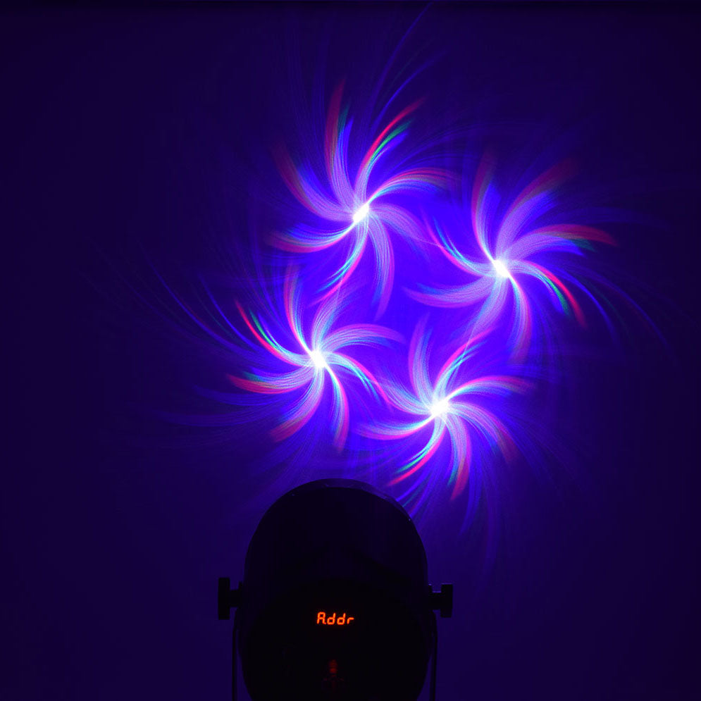 QTX 3D Animation Laser with LED Par Lights - view 3