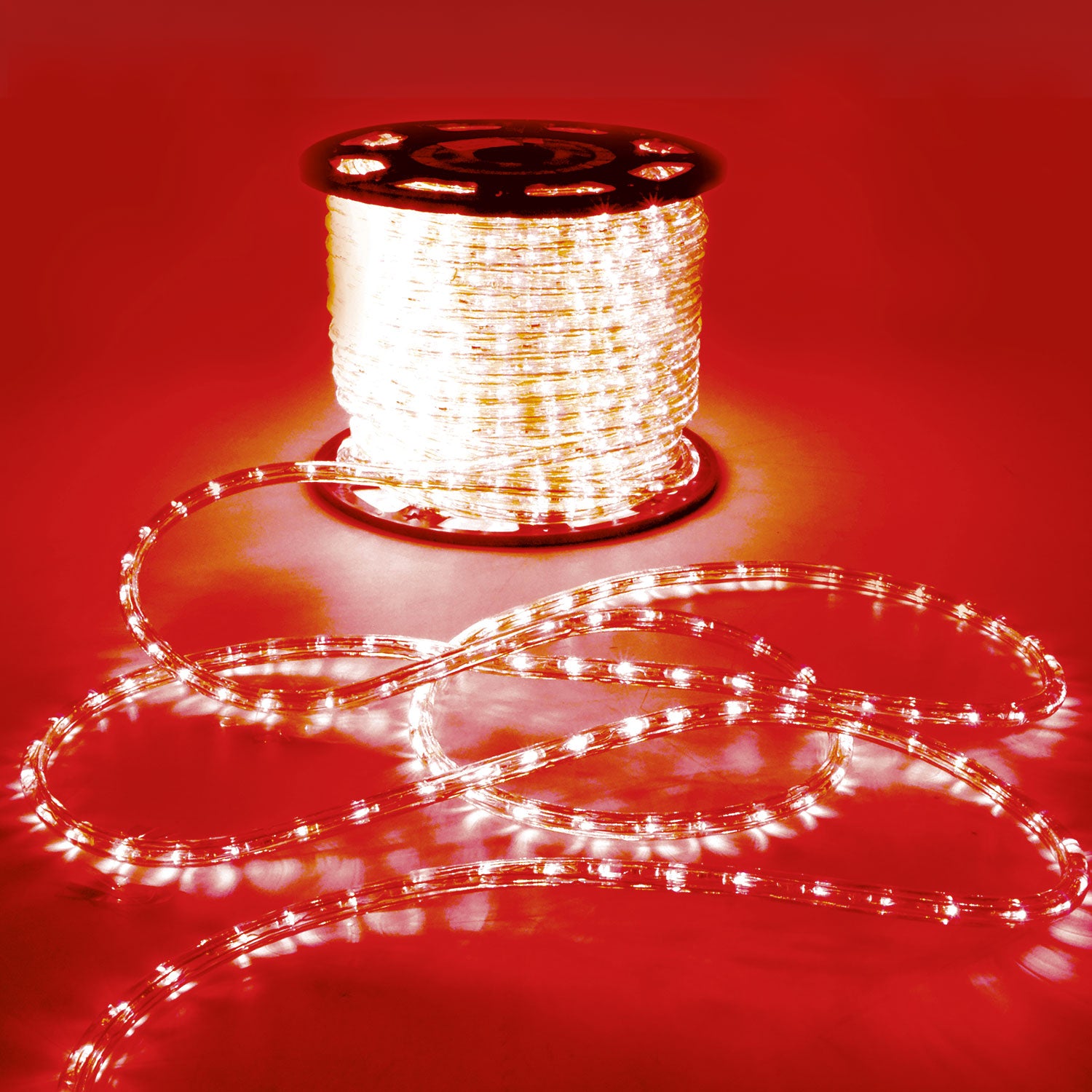 LYYT LED Rope Light Red 50m