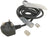 LYYT Rope light power cable with plastic sleeve and end cap (UK version)