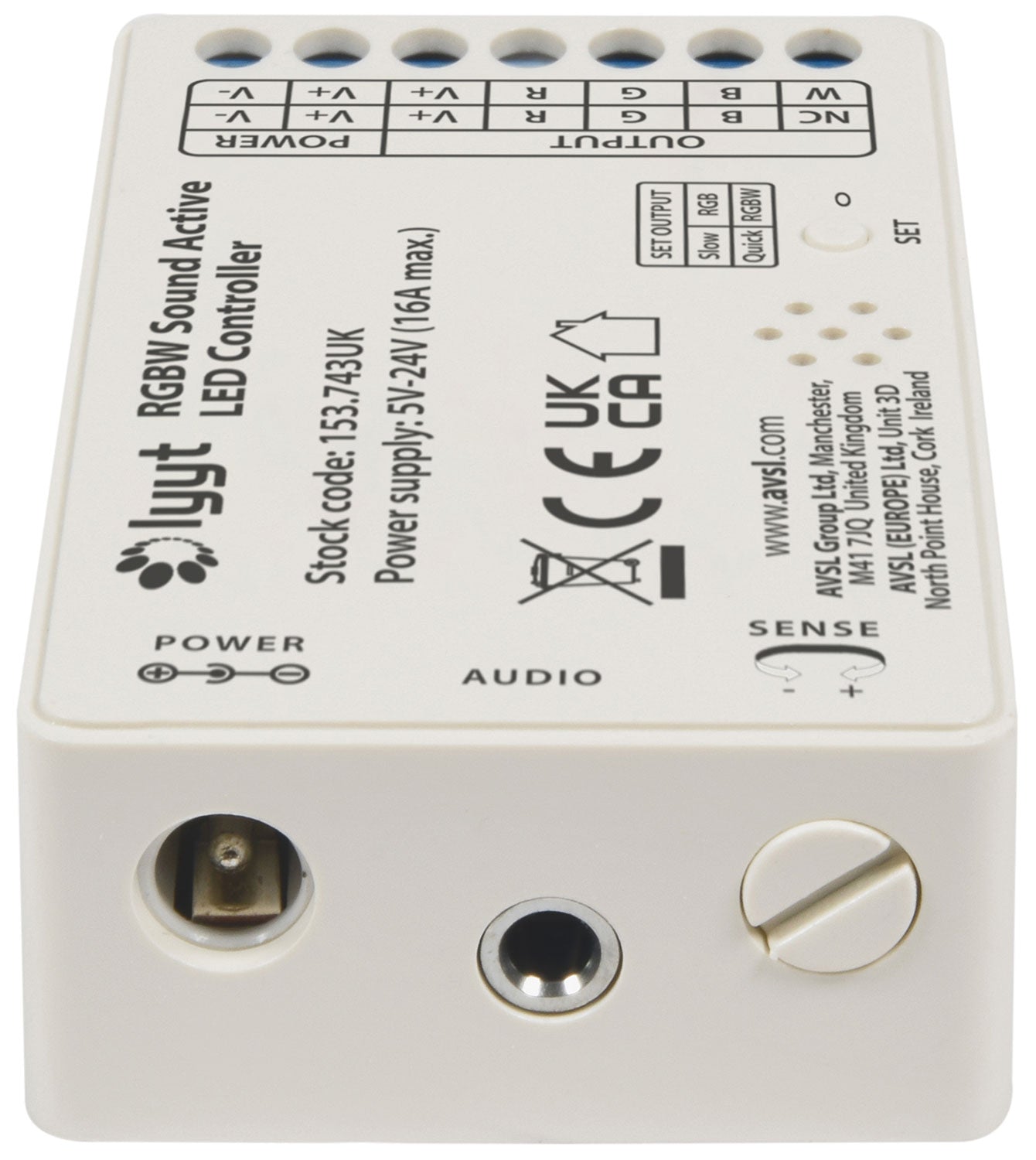 LYYT RGBW Sound Active Controller - view 3