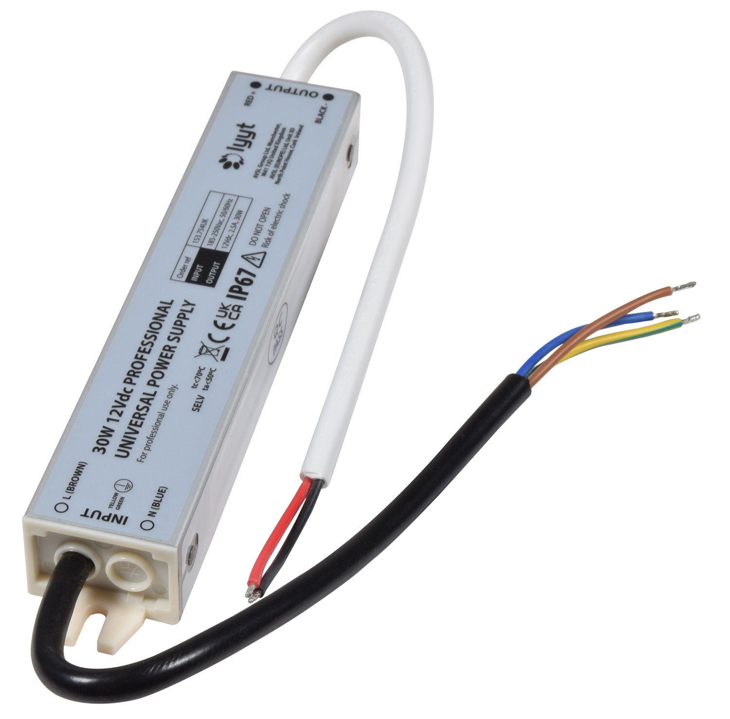 LYYT Power Supply 12Vdc 2.5A 30W - view 3