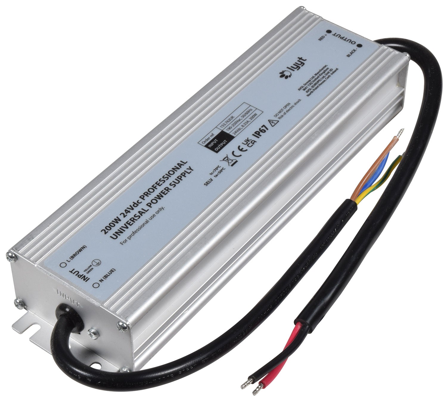 LYYT Power Supply 24Vdc 8.33A 200W - view 2