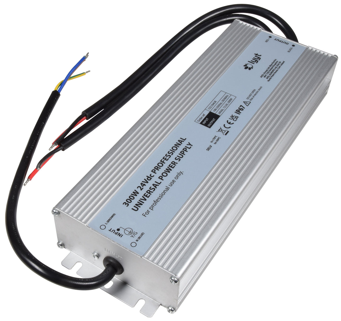 LYYT Power Supply 24Vdc 12.5A 300W - view 2