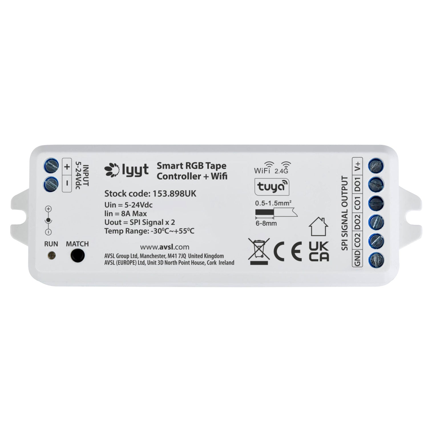 LYYT Smart RGB Tape Controller+WiFi