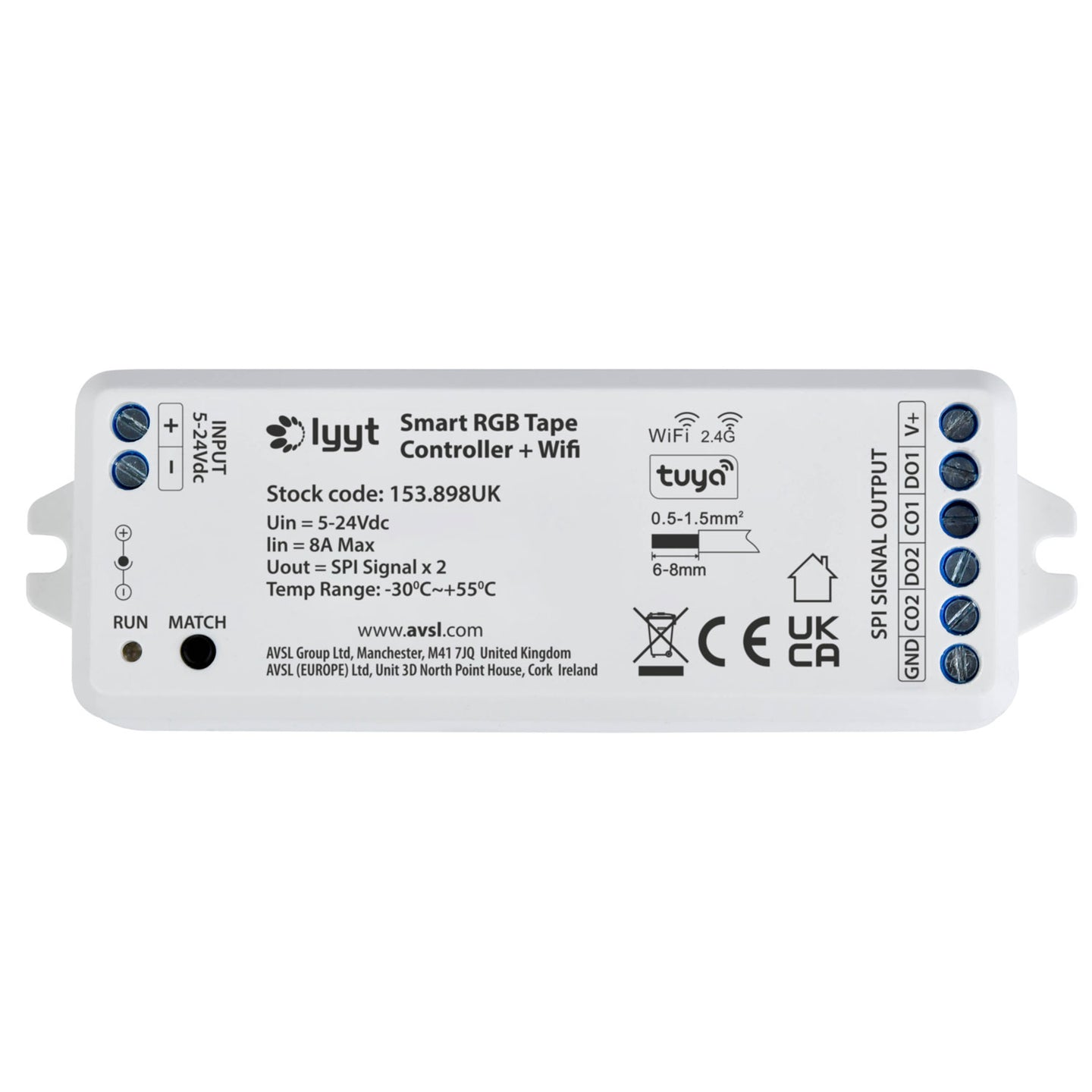 LYYT Smart RGB Tape Controller+WiFi