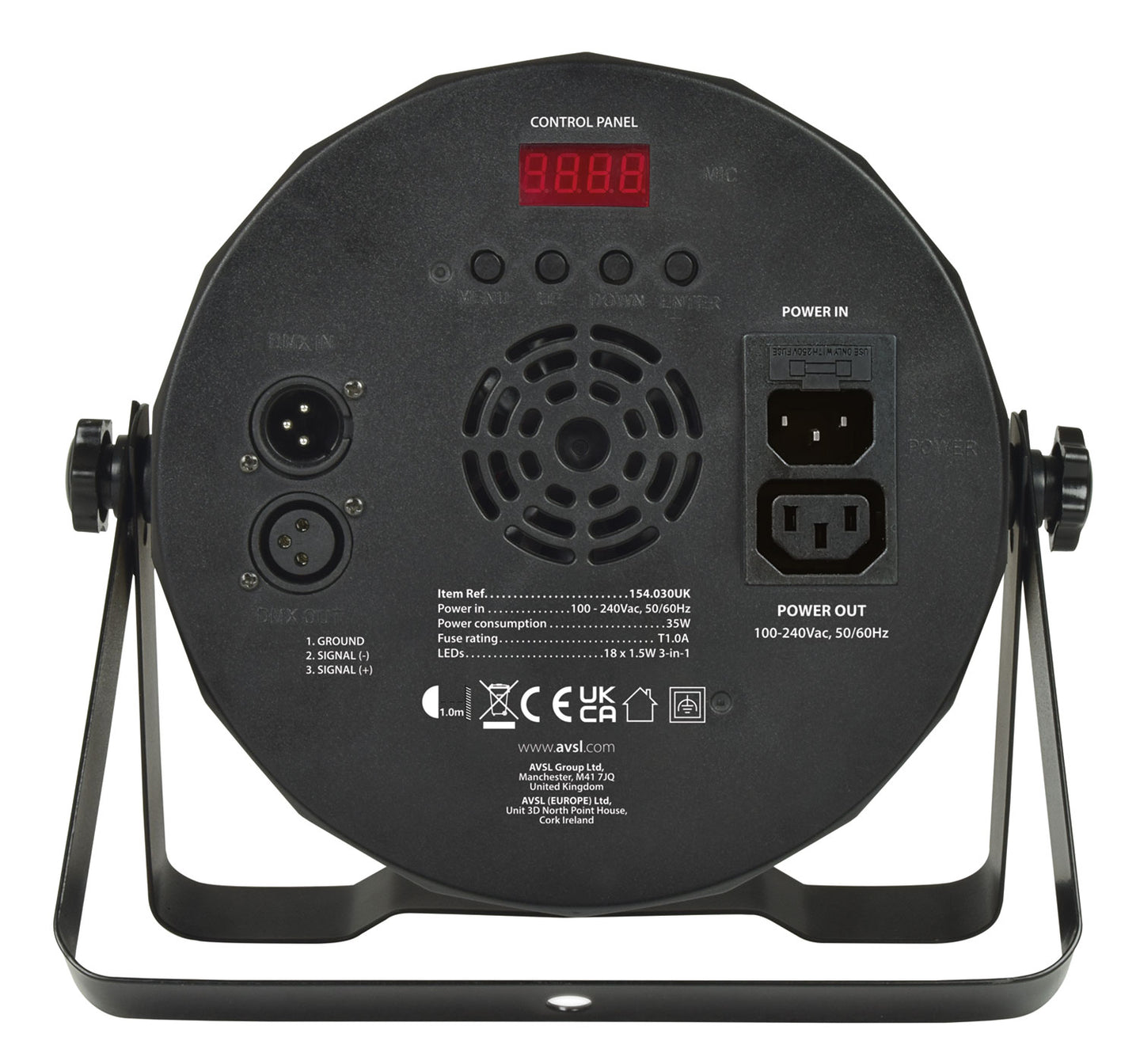 QTX High power PAR100 3-in-1 LED PAR can - view 5