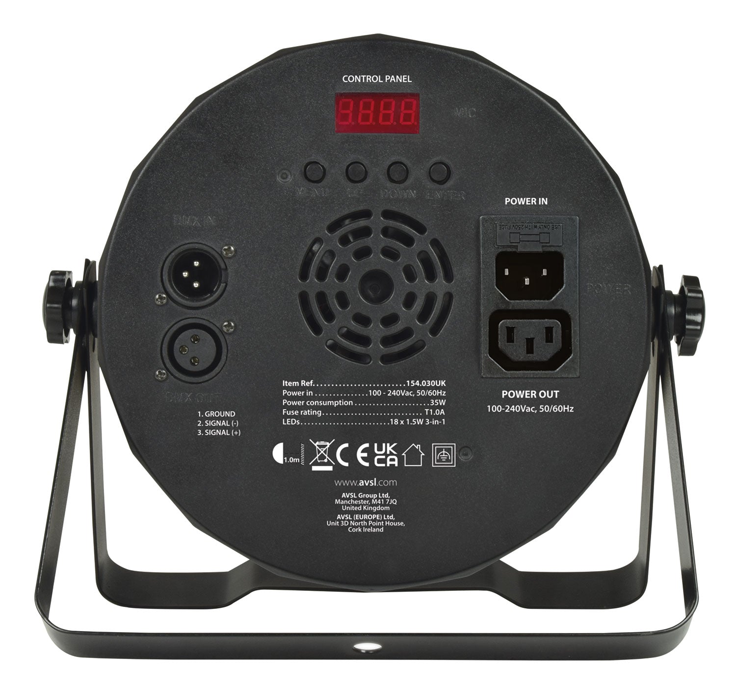 QTX High power PAR100 3-in-1 LED PAR can - view 5
