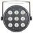 QTX PAR54 High Power Extra Flat 4-in-1 LED Plastic PAR Can - view 4