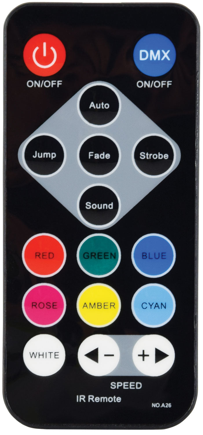 QTX PAR180 High Power RGB + IR remote control - view 7