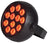 QTX Rechargeable Mini LED PAR Light Black