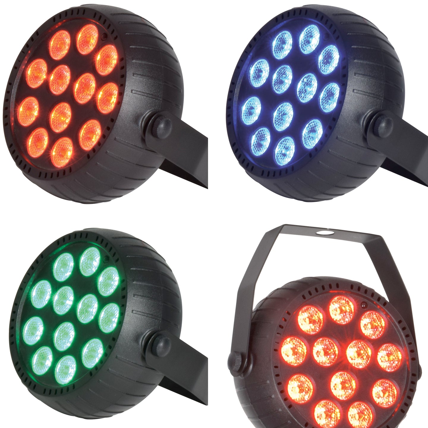 QTX Rechargeable Mini LED PAR Light Black - view 3