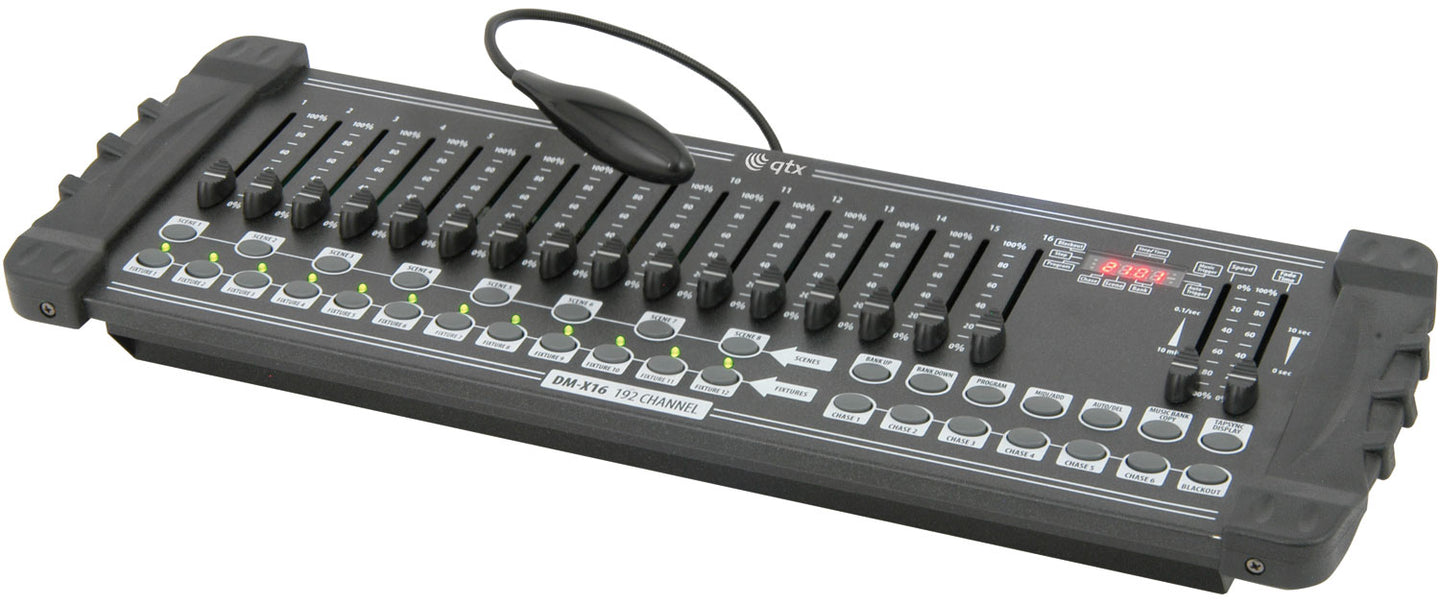 QTX DM-X16 192 Channel DMX controller - view 2