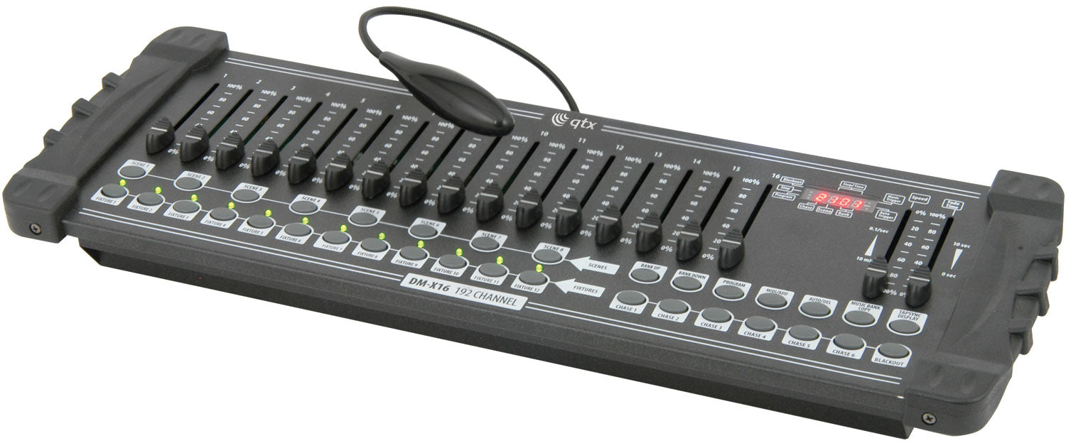 QTX DM-X16 192 Channel DMX controller - view 2
