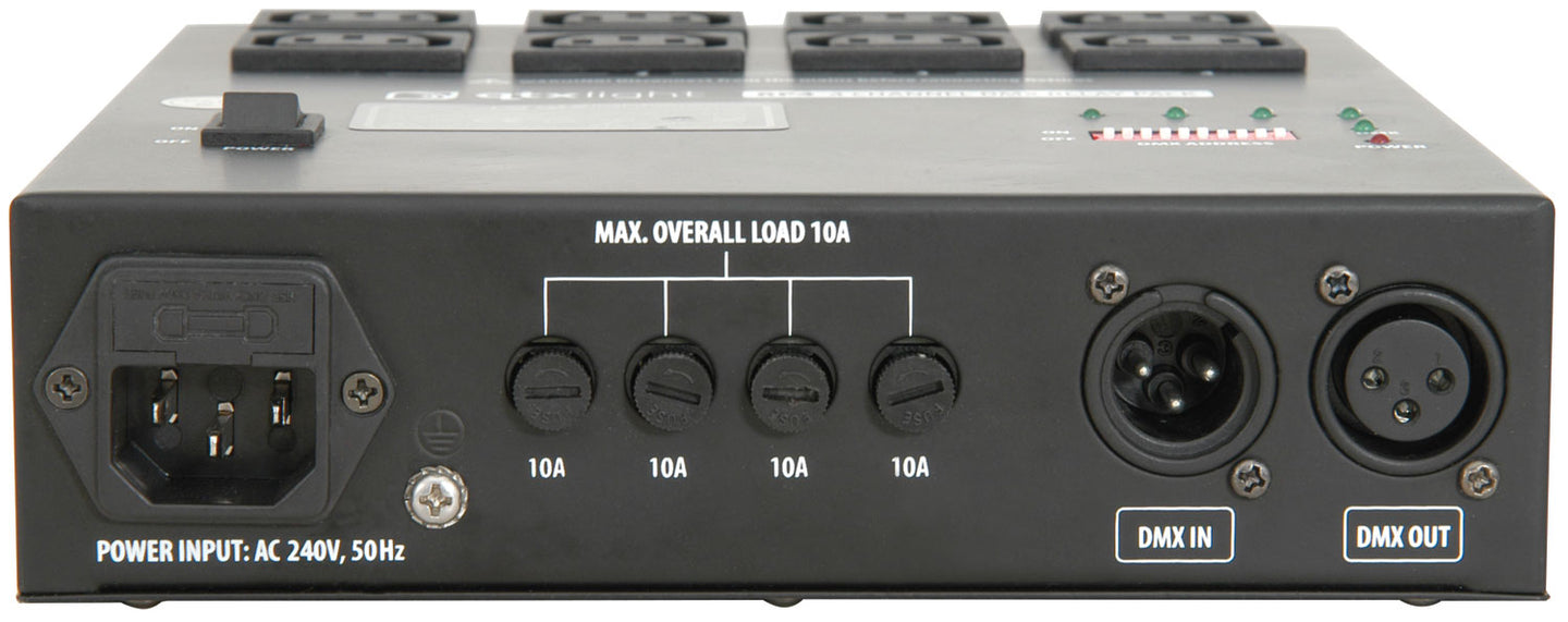 QTX RP4 4 Channel DMX Relay pack - view 3