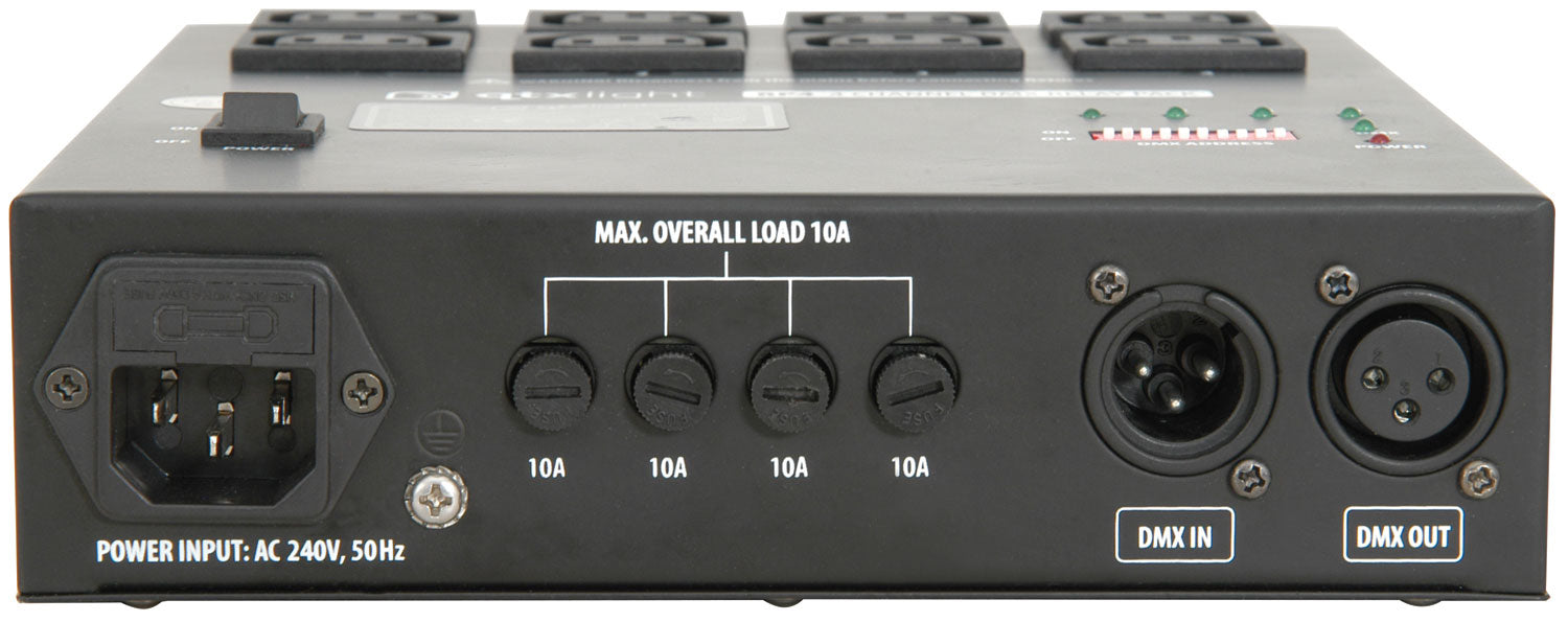 QTX RP4 4 Channel DMX Relay pack - view 3