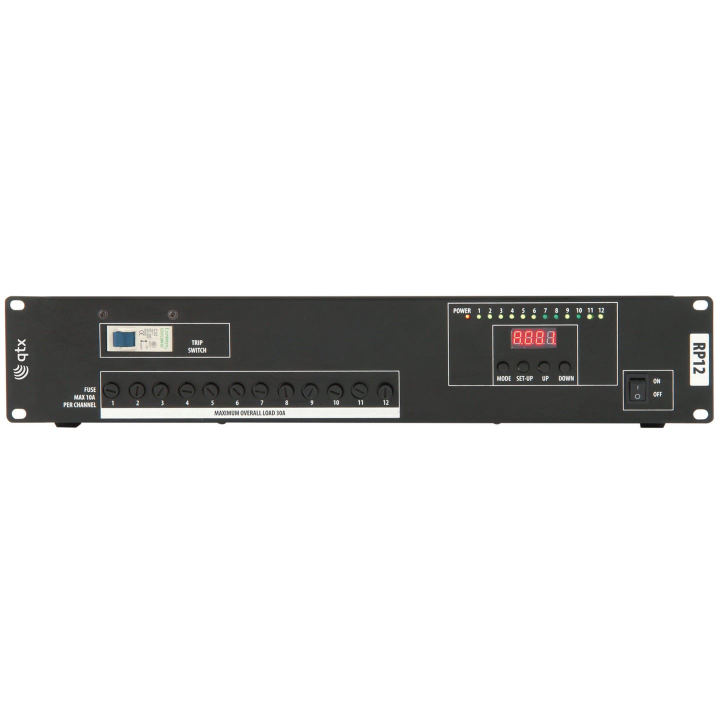 QTX RP12 12 Channel DMX relay pack - view 3