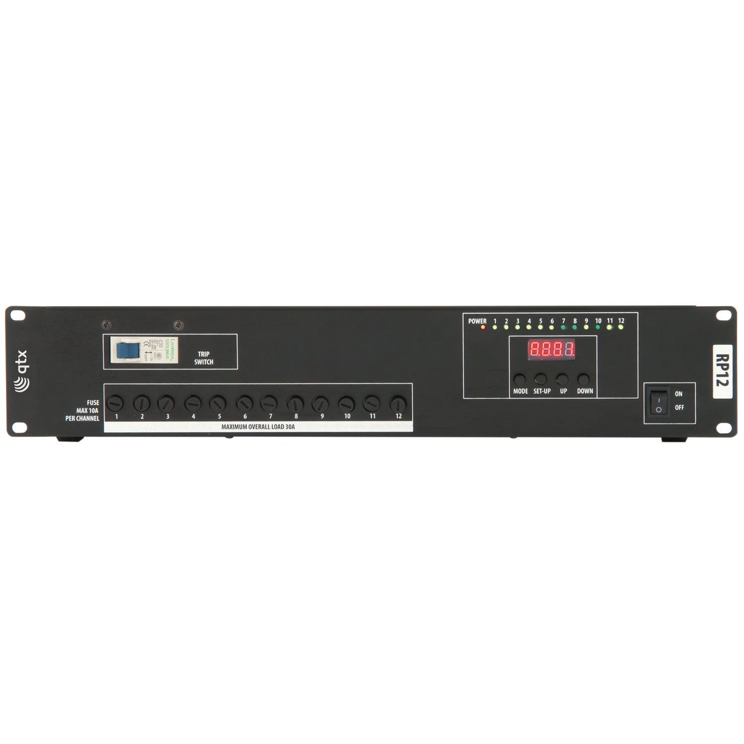QTX RP12 12 Channel DMX relay pack - view 3