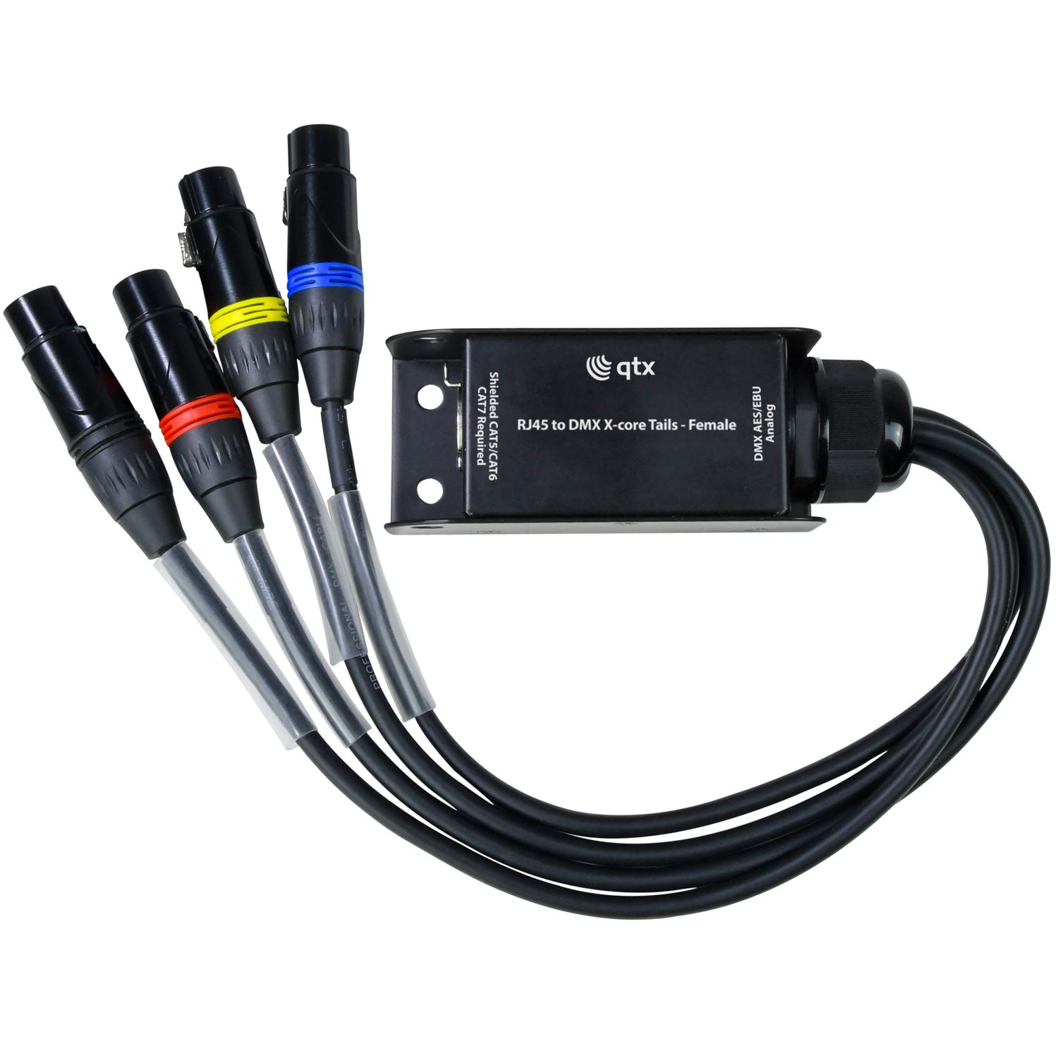 QTX RJ45 to DMX X-core Tails Female
