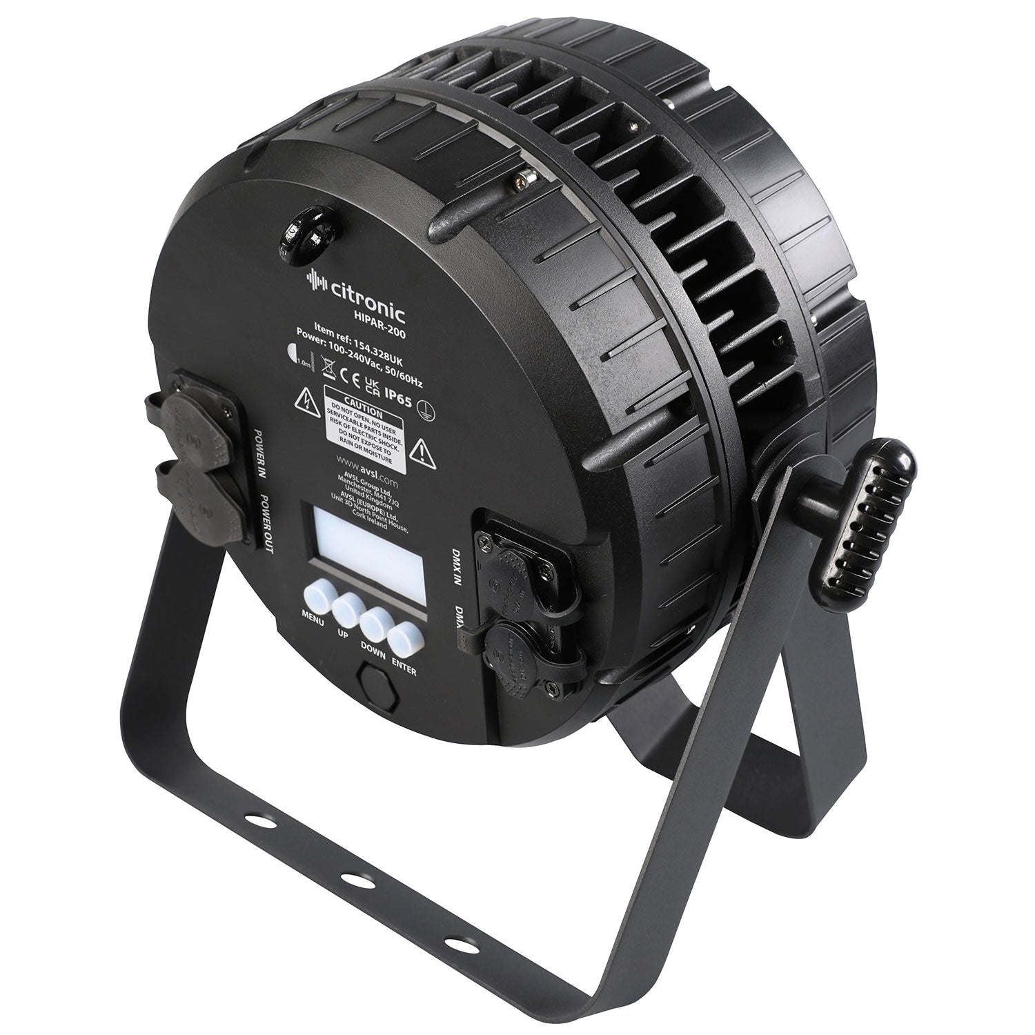 Citronic 200W Weatherproof RGBLA PAR Can with UV - view 4