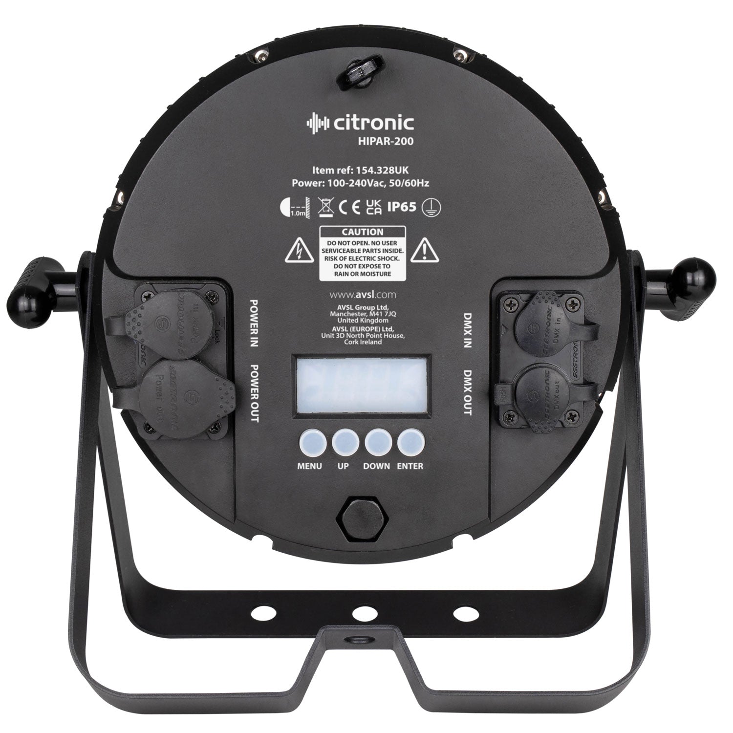 Citronic 200W Weatherproof RGBLA PAR Can with UV - view 11