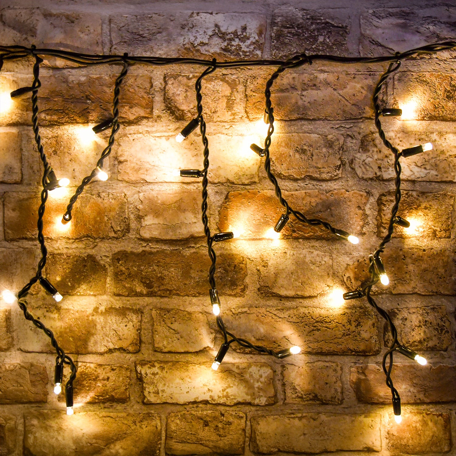 LYYT 100 LED Connectable Icicle String Light WW